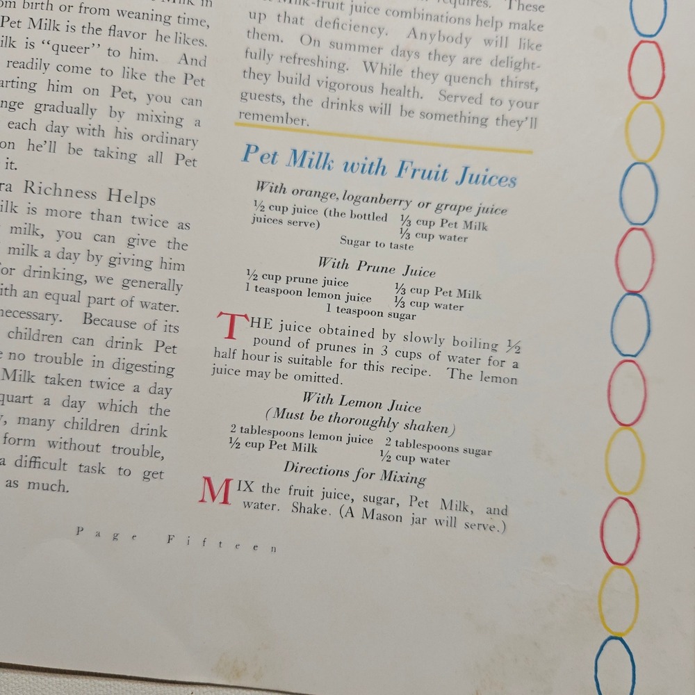 VTG 1930 Pet Milk Company Infant Baby Bottle Feeding Booklet MCM Antique Art USA - Picture 12 of 15